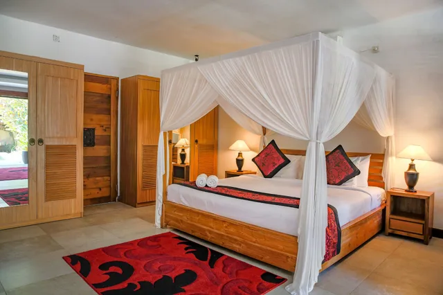 فيلا بسريرين منفصلين وسريرين كينج وأسرّة بطابقين بـ4 غرف نوم بمسبح خاص، Villa Bali Caviar 4/10