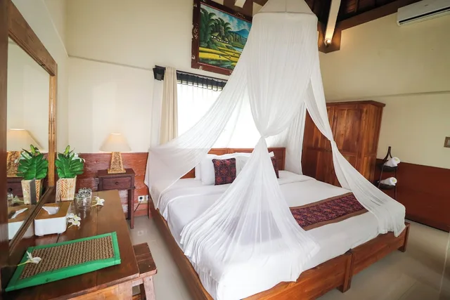 فيلا ديلوكس بسرير كينج بغرفة نوم واحدة، Villa Jj And Spa Ubud 3/10