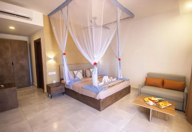 جناح بإطلالة على البحر بغرفة نوم واحدة، Reef & Beach Resort 1/3