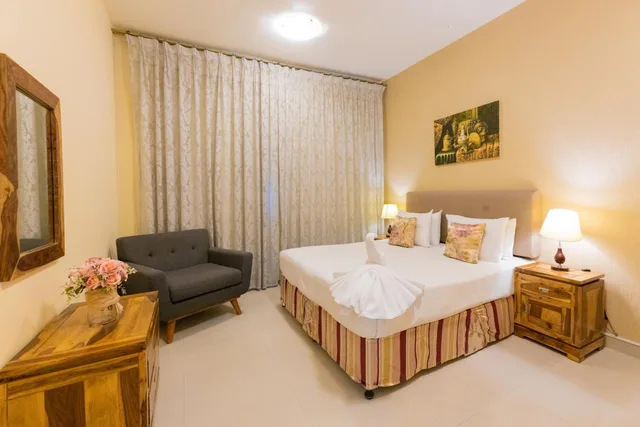 جناح بسرير كينج بغرفتي نوم، Ewan Tower Hotel Apartments 1/10