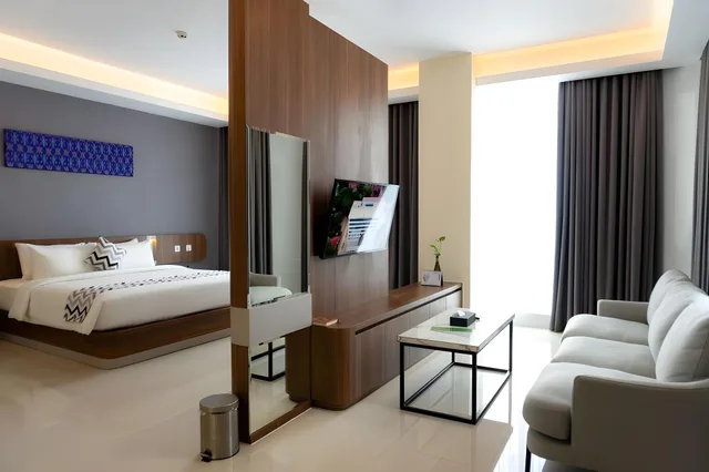 غرفة جونيور بسرير مزدوج، Unhas Hotel and Convention 1/1