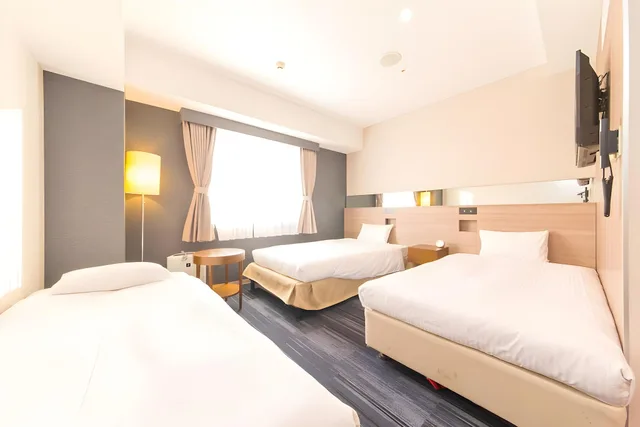 غرفة ثلاثية بسريرين منفصلين مع أريكة للمدخنين، Hotel IL Cuore Namba 2/2