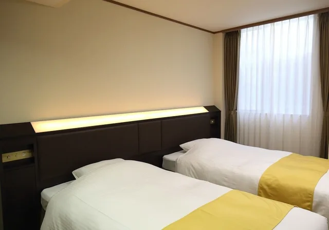 Room, Twin Beds, Smoking, Hotel Awina Osaka 3/4