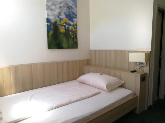 غرفة قياسية بسريرين منفصلين، Hotel Lotschberg 1/1