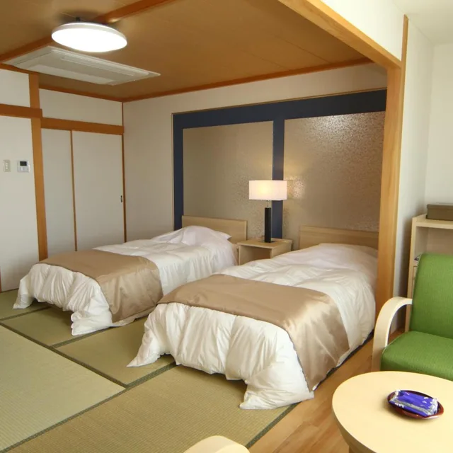 غرفة يابانية بسريرين منفصلين، Hotel Shiretoko 2/6