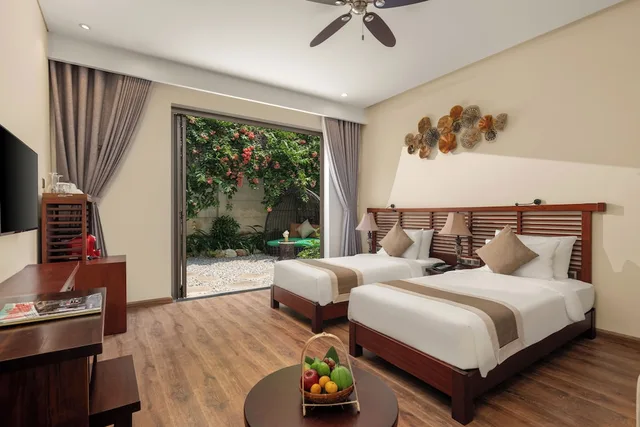 Deluxe, King Bed, Garden View, Private Garden, Bathtub، Silk Sense Hoi An River Resort 8/10