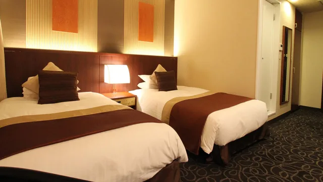 غرفة قياسية بسريرين منفصلين للمدخنين، Shibuya Creston Hotel 1/1