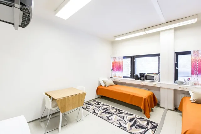 Room, Twin Beds, Shared Bathroom, Forenom Hostel Vantaa Airport 1/2