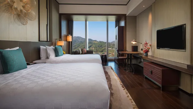 غرفة بسريرين مزدوجين، Hualuxe Hotels Resorts Xiamen Haicang 3/4