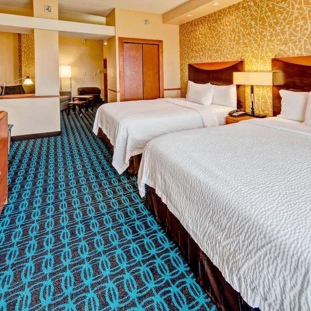 استوديو بسرير كوين مع أريكة، Fairfield Inn Suites Weatherford 1/4