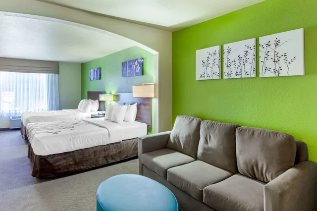 جناح بسريرين كوين مع أريكة، Sleep Inn & Suites Hewitt - South Waco 3/4