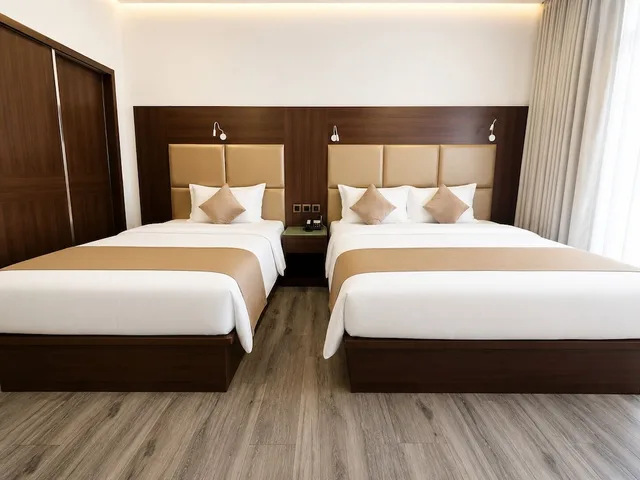 غرفة قياسية ثلاثية بسرير مزدوج وسرير فردي، فندق روزالينا(Rosalina Hotel) 3/6