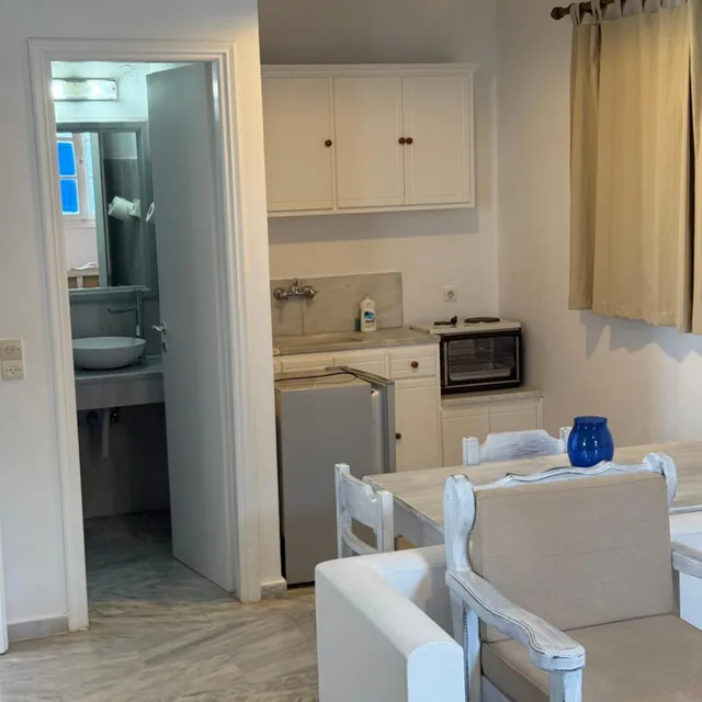 شقة بإطلالة على البحر بغرفة نوم واحدة في الطابق الأرضي، Galini Bungalows 10/10