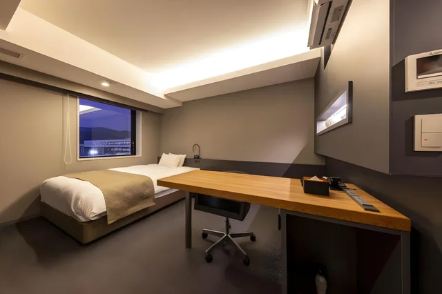 Semi Room, Grand, Business, Single, Semi Double Bed, Smoking، Hotel Granbinario Tsuruga 1/1