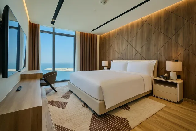 2 Bedrooms, Suite, King Bed, Opal Sea View, High Floor، The OQ hotel waterfront 4/5