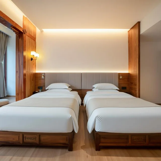 غرفة سوبيريور بسريرين منفصلين، Yangshuo River View Hotel 5/9