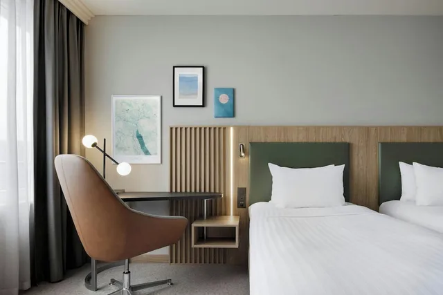 غرفة سوبيريور بسريرين منفصلين بإطلالة على الفناء، Courtyard by Marriott Zurich North 5/7
