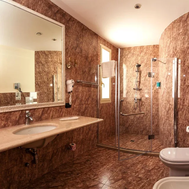 غرفة بسرير مزدوج أو سريرين منفصلين، Grand Hotel Di Lecce 4/4
