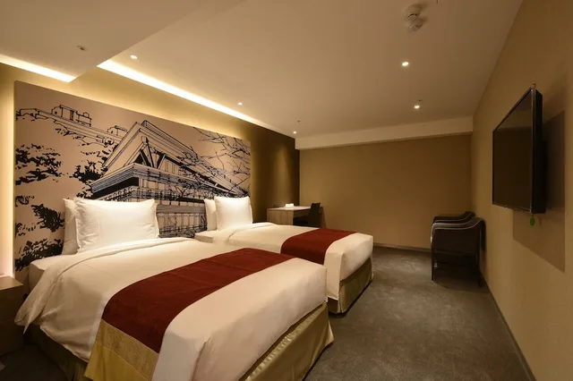 Standard, Twin Beds, No Window، Green World Hotels Zhongxiao Taipei 2/5