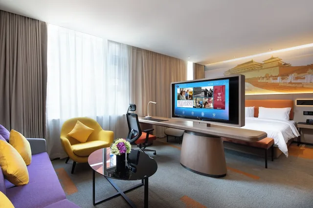 جناح بزنس بسرير كينج، Hampton by Hilton Beijing Wuzi Xueyuan Road 2/2