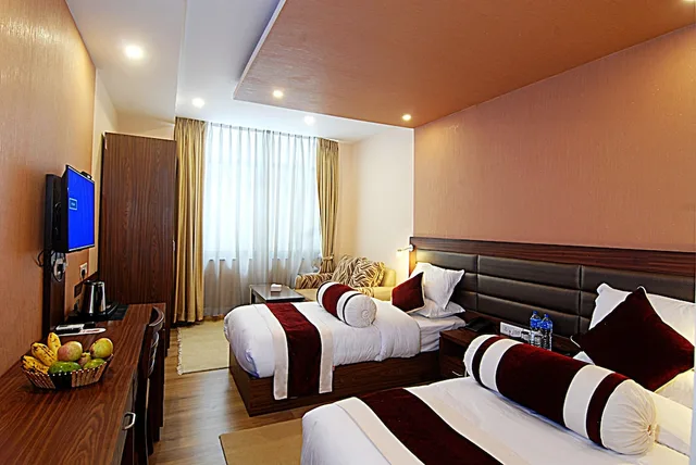 غرفة ديلوكس بسرير كينج بإطلالة على الجبل، The Address Kathmandu Hotel Pvt.Ltd 4/9