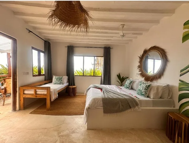 غرفة ديلوكس بسرير مزدوج مع سرير إضافي، Garden Beach Bungalows 6/10