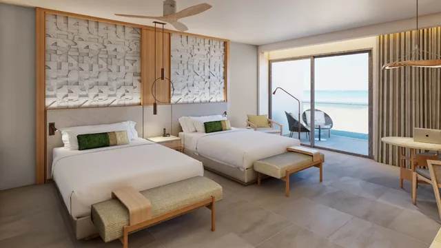 Serenity Club Junior Suite Partial Ocean View 2 Queen Beds، Haven Riviera Cancun Resort & Spa All Inclusive - Adults Only 2/2