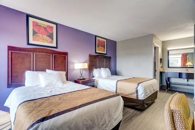 غرفة بسريرين مزدوجين، BUDGET INN ELLIJAY 3/5