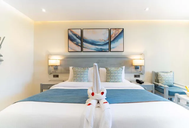 غرفة بسرير مزدوج أو سريرين منفصلين بإطلالة، Baobab Beach Resort 4/10