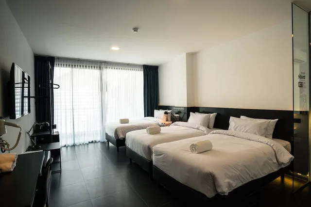 Standard, Triple, 3 Beds, Adult Only، Bed Chiangmai Gate Hotel - Adults Only 3/9
