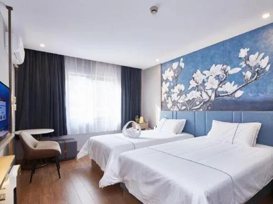 غرفة ديلوكس بسريرين منفصلين، Magnotel Hotel Shanghai Xujiahui Wanping Rd.(S) 1/1