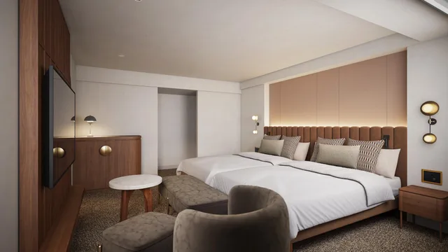 غرفة قياسية رباعية، The Mark Grand Hotel 1/1