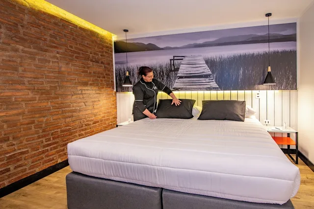 غرفة قياسية بسرير كينج، HOSTAL BOUTIQUE BLACK CAT 2/3