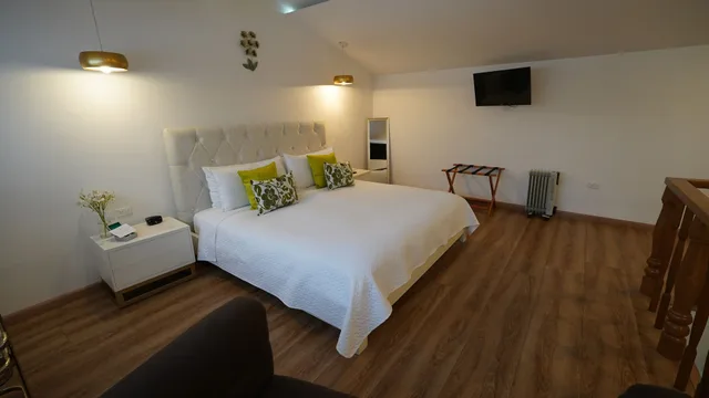 دوبلكس ديلوكس بسرير كينج بإطلالة على المدينة، Adamas House Hotel 3/4