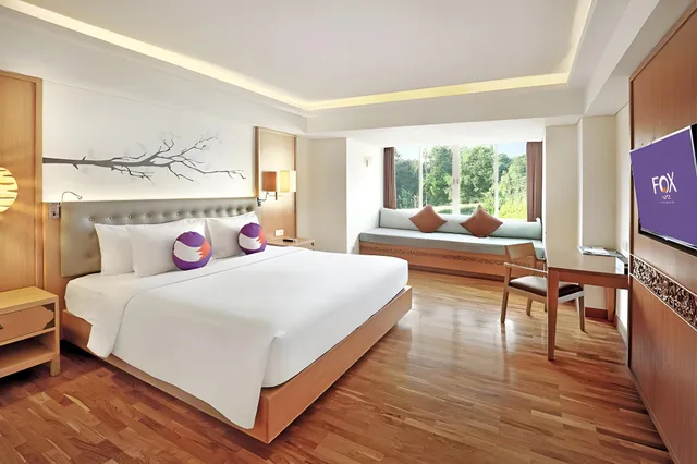 غرفة ديلوكس بسرير مزدوج وسريرين منفصلين، Fox Hotel Jimbaran Beach Bali 2/3