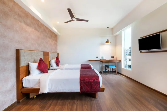 غرفة قياسية بسرير كوين بإطلالة على المدينة، 7 APPLE HOTEL VIMANNAGAR, PUNE 3/8