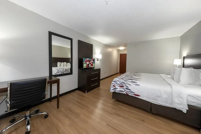 غرفة قياسية بسرير كينج لذوي الإعاقة، Red Roof Inn Atlanta Southeast 1/10