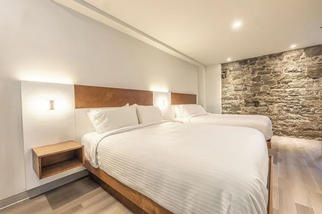 غرفة اقتصادية رباعية، Hotel Manoir Vieux Quebec 2/3