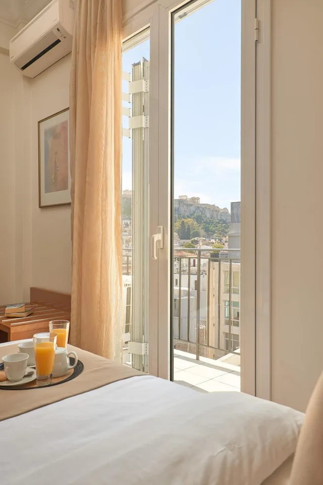 غرفة سوبيريور بسريرين منفصلين بإطلالة، Athos Hotel 8/10