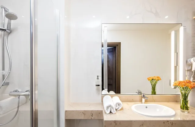 غرفة قياسية بسرير كوين، Residence Szary 5/9