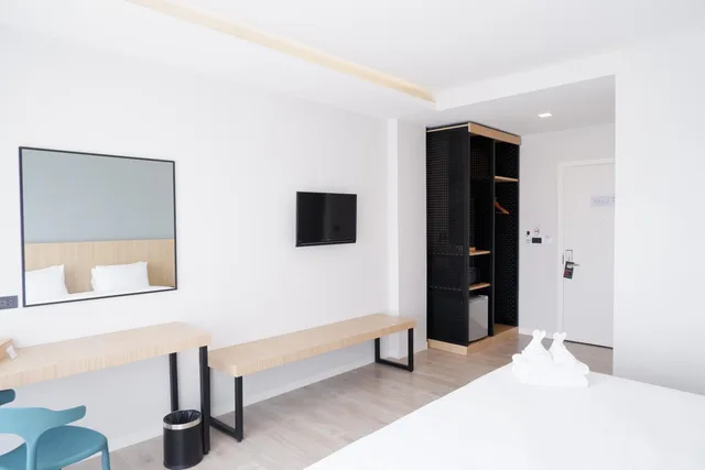 غرفة ديلوكس بسرير كينج، bliQ Hotel Chanthaburi 5/8