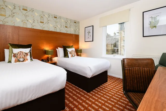 غرفة مريحة بسريرين منفصلين، Fishers Hotel 8/10