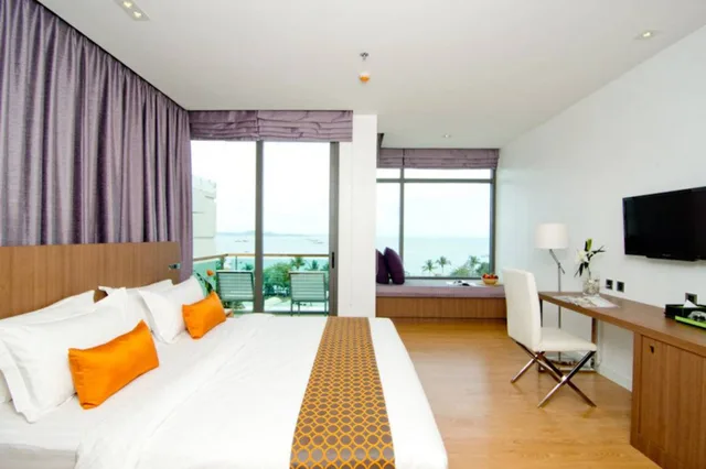 غرفة ديلوكس بسرير كينج بإطلالة على البحر، Seven Zea Chic Hotel 5/9