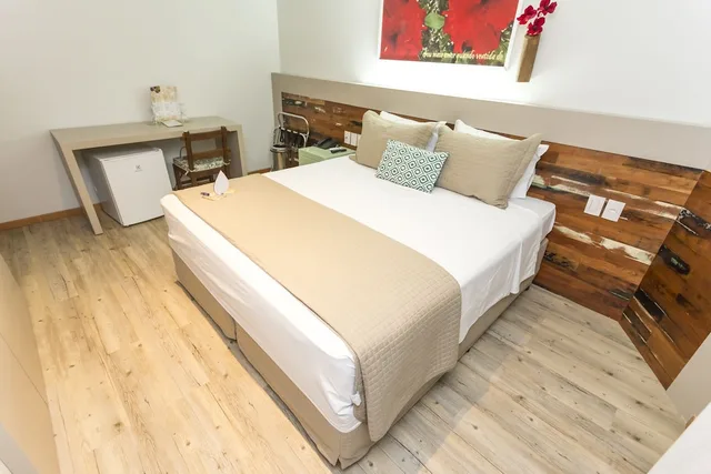 غرفة ديلوكس بسرير كوين، Hotel Pousada Do Bosque 2/4