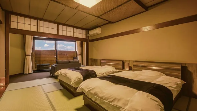 Japanese, Modern, Superior, Twin Beds, Murphy Bed, Outdoor Bath, Tatami، Ooedo Onsen Monogatari Premium Kaga Maruya 1/2