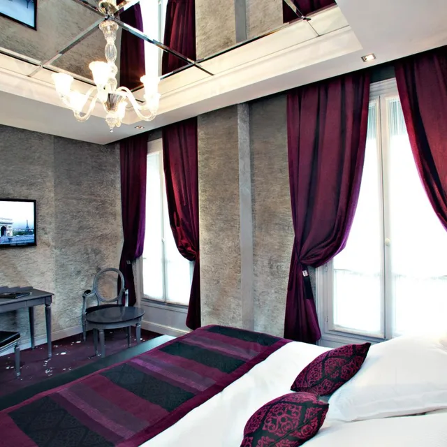 غرفة تنفيذية بسرير كينج، Maison Albar Hotel Paris Champs Elysees 7/10