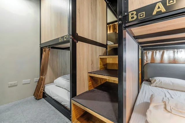 سكن مشترك مختلط بأربعة أسرّة بحمام مشترك، Getcha Hostel & Bistro 2/4