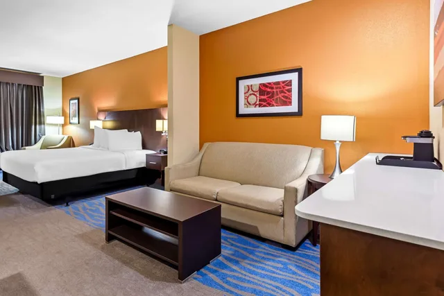 غرفة بسرير كينج لذوي الإعاقة، Best Western St. Louis Airport North Hotel & Suite 7/10