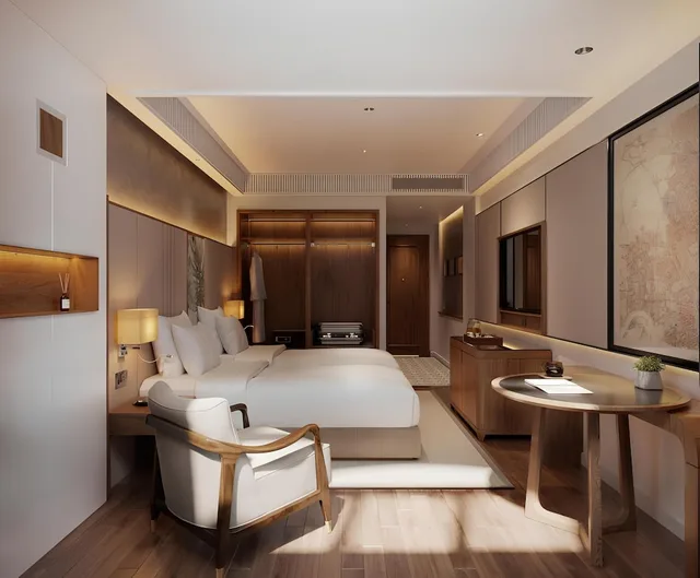 غرفة سيغنتشر بسريرين منفصلين بإطلالة على المسبح، Nesta Hoi An Resort and Spa 2/10