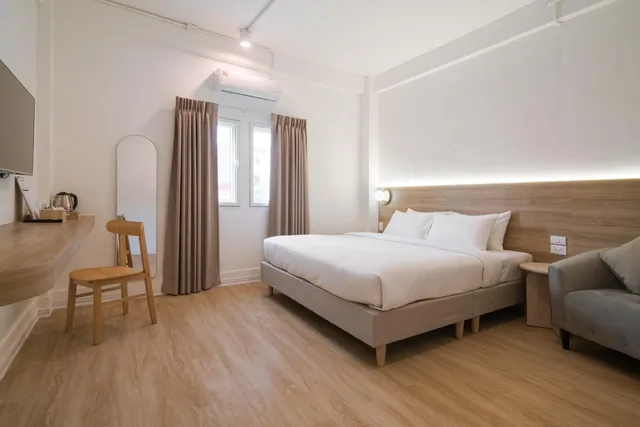 غرفة سوبيريور بسرير كينج، Hotel Papa Bangkok Siriraj 1/2